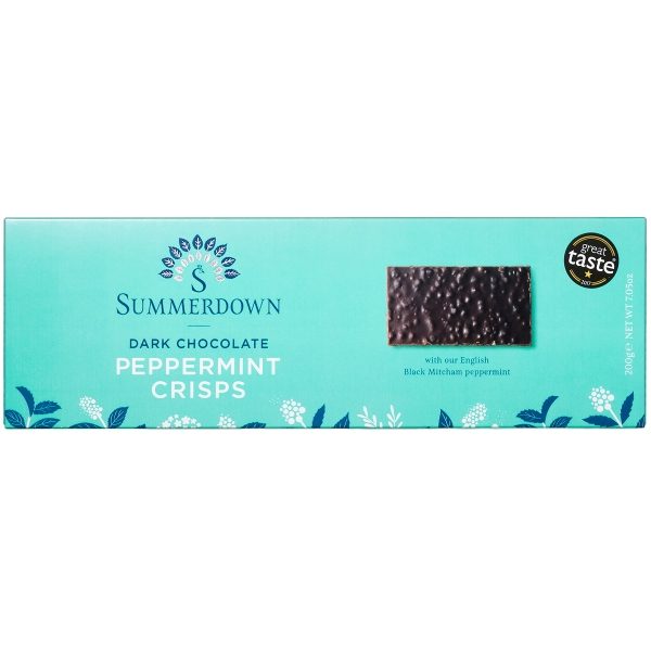 Summerdown - Dark Chocolate Peppermint 'CRISPS' (8x200g)
