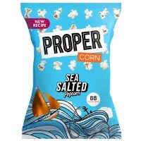 PROPER - CORN 'Sea Salted' Popcorn (8x70g)