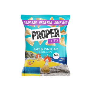 PROPER - CHIPS 'GRAB BAGS' Salt & Vinegar (30x31g)