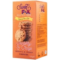 Sweet FA - Gluten Free Cranberry & Orange Cookies (12x125g)