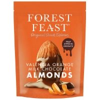 Forest Feast - Valencia Orange Milk Choc Almonds (8x120g)