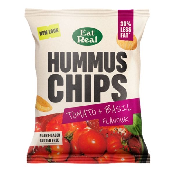 Eat Real GF - SMALL Hummus Tomato & Basil (18x45g)