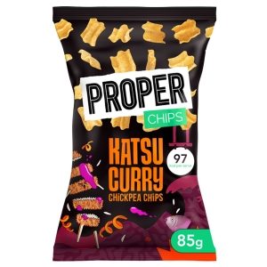 PROPER - CHIPS 'Katsu Curry' Chickpea Chips (8x85g)