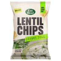 Eat Real GF - Lentil Chips Creamy Dill (10x95g)