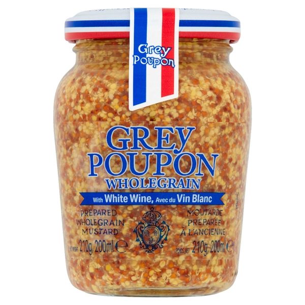 Grey Poupon - Wholegrain Mustard (6x210g)