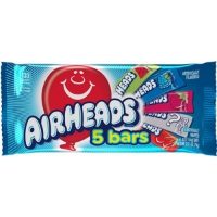 AIRHEADS - 5 Bars Assorted Flavours Pack (18x78g)