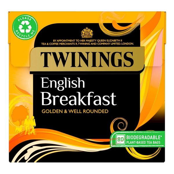 Twinings Tea Bags - 80's English Breakfast (4x80's)