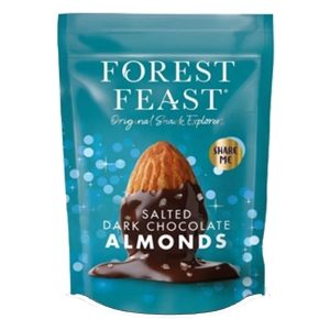 Forest Feast - Salted Dark Choc Almonds 'SHARING' (6x270g)