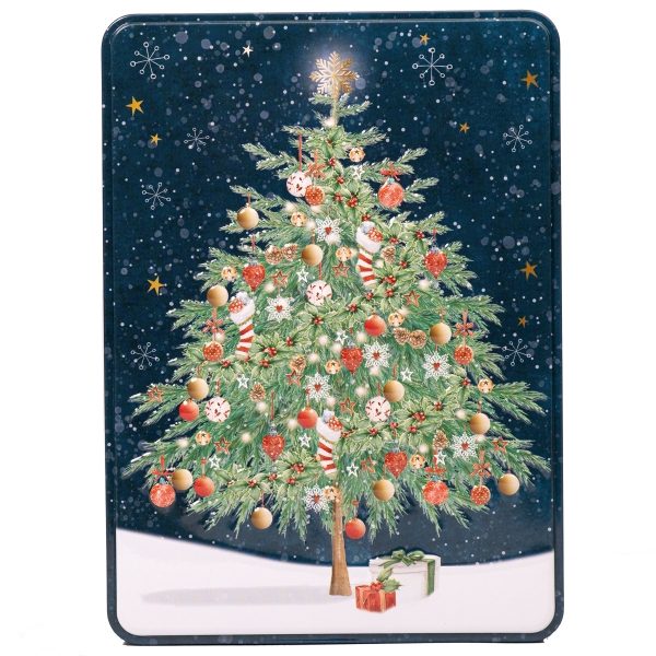 Farmhouse - Christmas Tree Rectangle Tin (12x300g)