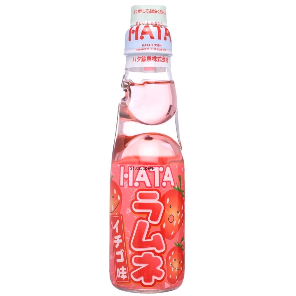 Hatakosen Ramune - Strawberry Soda (30x200ml) - Auguste Noel Ltd