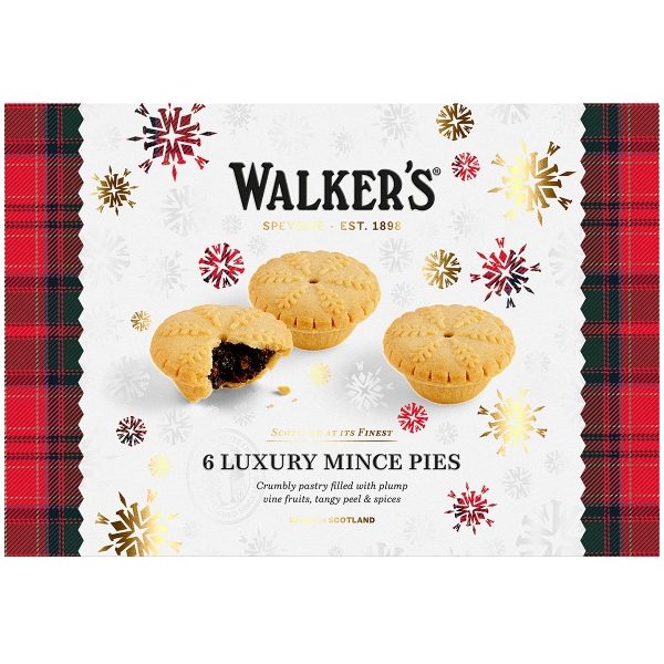Walkers - 6 Luxury Mince Pies (6x372g)