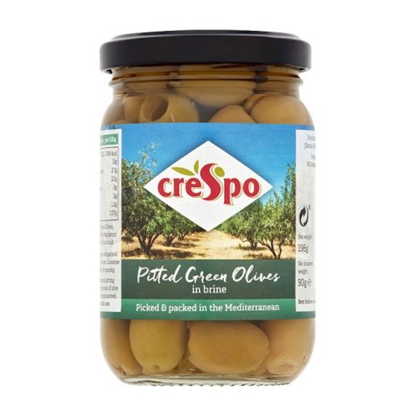 Crespo - Pitted Green Olives (6x198g)