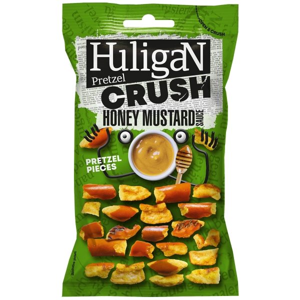 Huligan - 'Honey Mustard' Pretzel Pieces (18x65g)