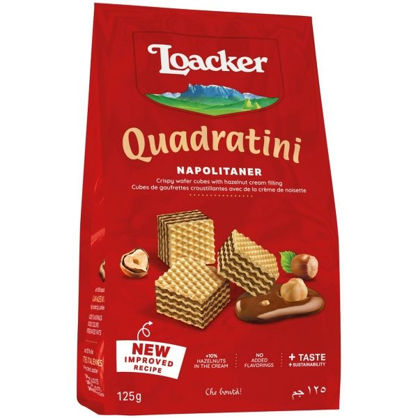 Loacker - Quadratini 'Hazelnut' (12x125g)