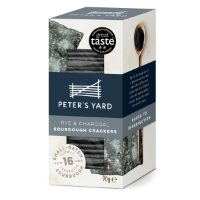 Peter's Yard - Charcoal & Rye Sourdough Crispbread (12x90g)