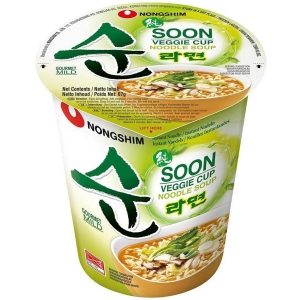 Nongshim - 'Cup' SOON Veggie Noodle Soup (12x67g)