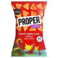 PROPER - CHIPS 'Sweet Sriracha Chilli' Lentil Chips (8x85g)