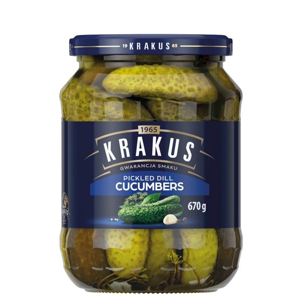 Krakus - Dill Pickled Cucumbers (12x670g)
