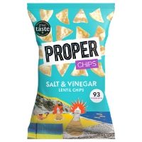 PROPER - CHIPS 'Salt & Vinegar' Lentil Chips (8x85g)