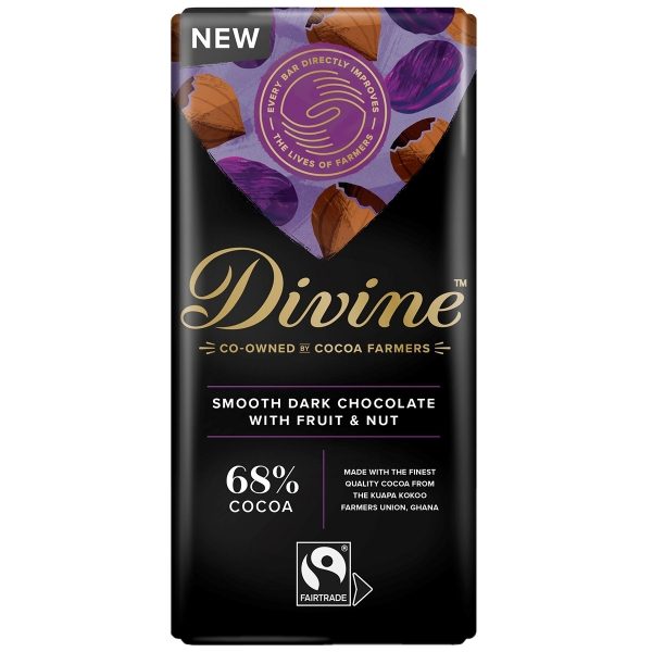 Divine - Dark Chocolate Fruit & Nut (15x90g)