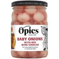 Opies - Silverskin Onions with Red Wine Vinegar (6x350g)