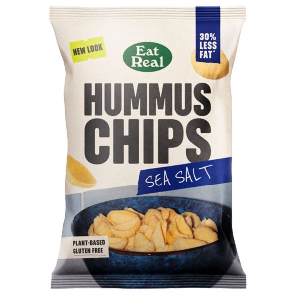 Eat Real GF - Hummus Chips Salted (10x110g)