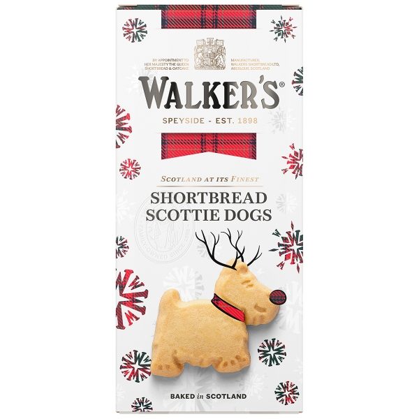 Walkers - Reindeer Scottie Dog Festive Carton (12x125g)
